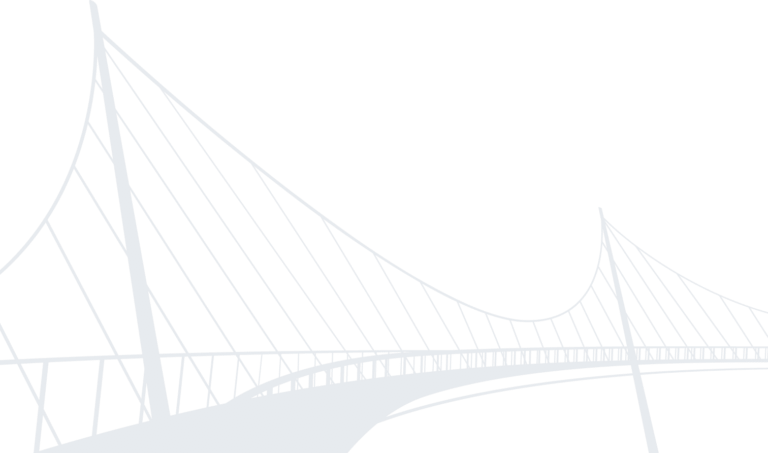 Suspension bridge illustration symbolizing connection, reflecting Greenville Federal Credit Union's personalized banking and competitive loan rates.