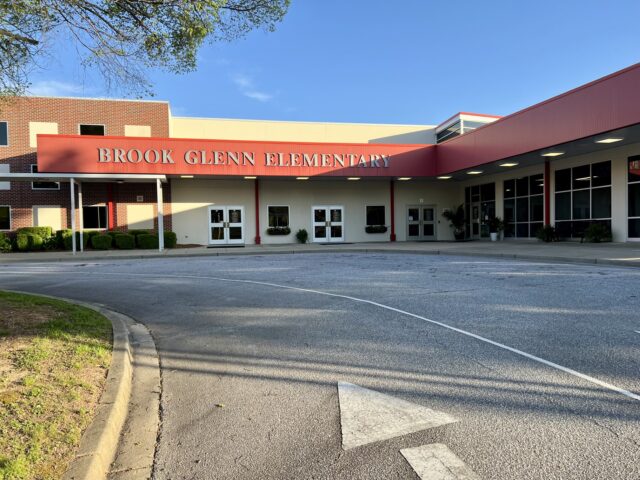 exterior of brook glenn elementary school