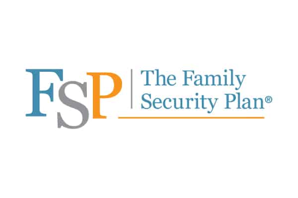 FSP logo with text: "The Family Security Plan," exploring diverse insurance options for financial security.
